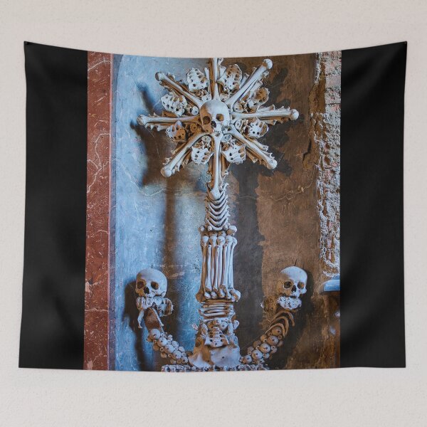 Item preview, Sedlec Ossuary Monstrance Photo Art, Skull Bone Church designed and sold by Sedlec Ossuary Project.