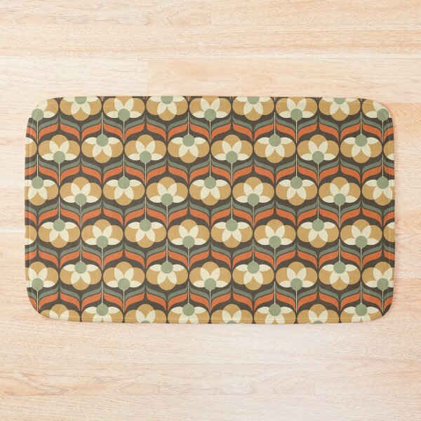 Item preview, Blomma, Vintage 70s Flower Pattern designed and sold by BesanoStyle.