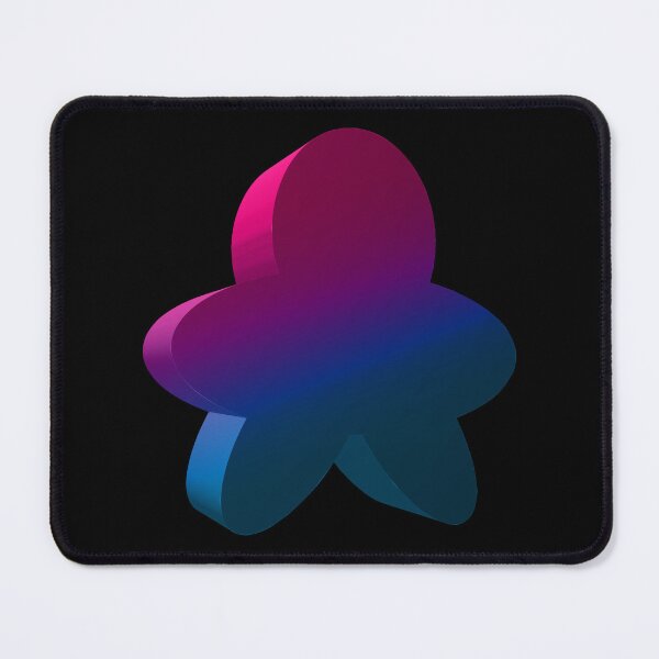 Item preview, Purple Pink Cyan Blue Meeple (Favorite Player Color) designed and sold by SassyClassyMe.