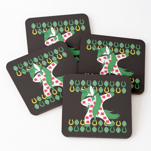 Item preview, dabbing unicorn ugly st. patrick's day design designed and sold by ReneMM.