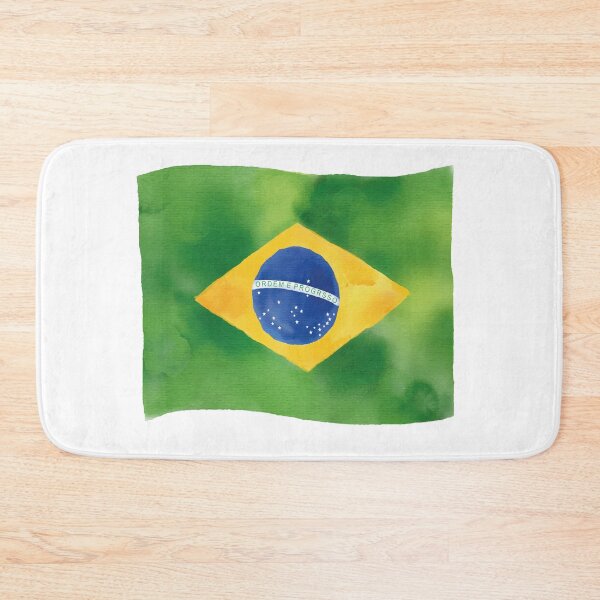 Item preview, Brazilian Flag Watercolor Design designed and sold by enzoblszk.