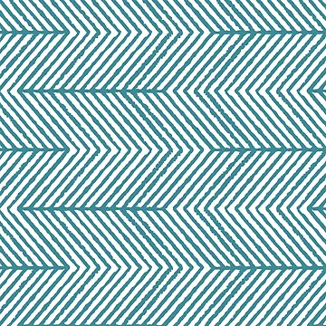 Imagen de la obra Aqua and White Diagonal Chevron Stripe Pattern - Krylon 2022 Color of the Year Satin Rolling Surf de ColorOfTheYears