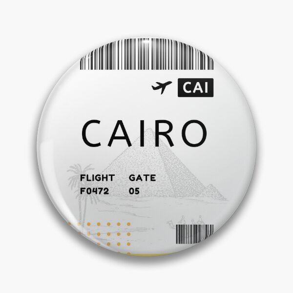 Item preview, CAIRO, EGYPT Plane ticket designed and sold by Rocky Designs.