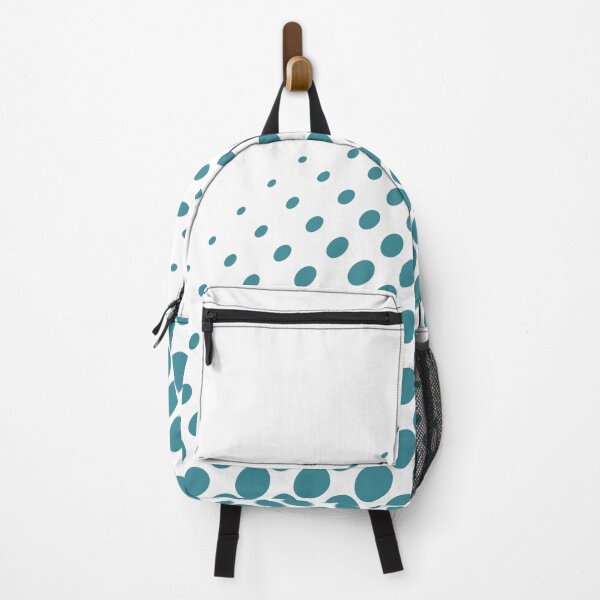 Item preview, Aqua and White Halftone Polka Dot Pattern - Krylon 2022 Color of the Year Satin Rolling Surf designed and sold by ColorOfTheYears.