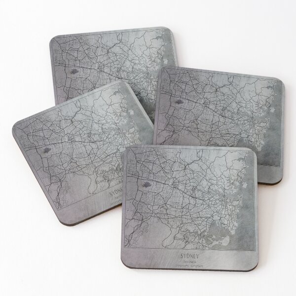 Item preview, Sydney, Australia, mapa de calles de la ciudad designed and sold by creative-athome.