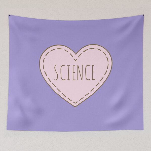 Item preview, I Love Science Heart designed and sold by mewsis.