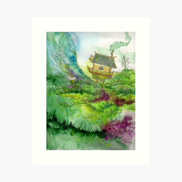 Item preview, Baba Yaga Hut Strolling Through the Meadow... designed and sold by MsFledermaus.