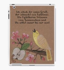 apple Greeting iPad Case/Skin