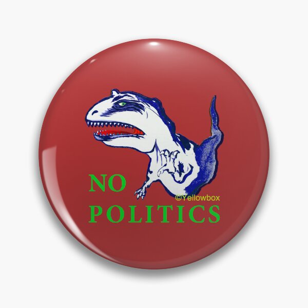 Item preview, NoPolitics Carnotaurus! - Yellowbox ink painting designed and sold by twyellowbox.