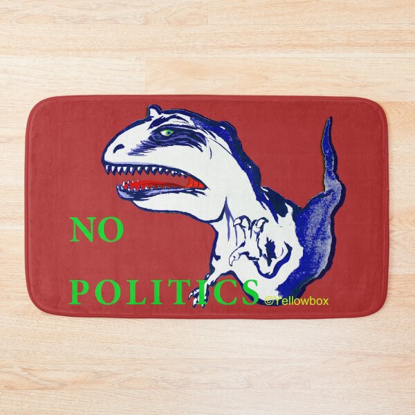 Item preview, NoPolitics Carnotaurus! - Yellowbox ink painting designed and sold by twyellowbox.
