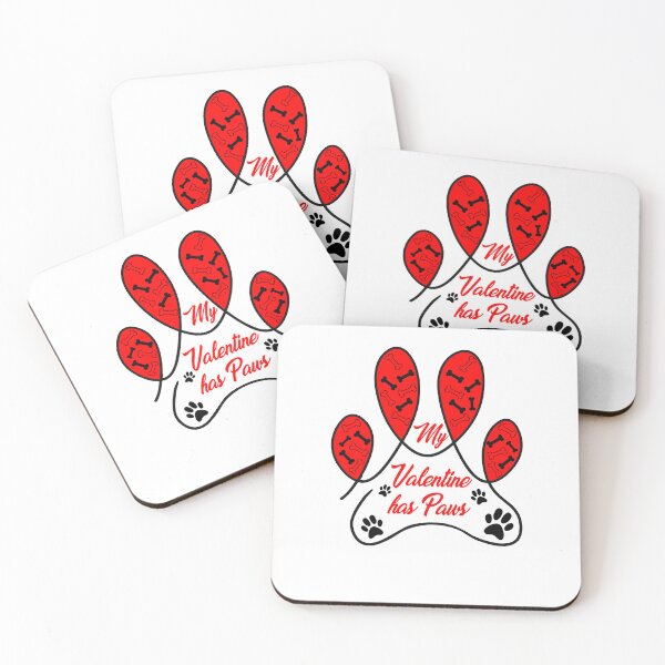 Aperçu de l'œuvre Mon Valentin a 4 pattes - Mon chien est mon Valentin - Amoureux des chiens créée et vendue par Zaak4.