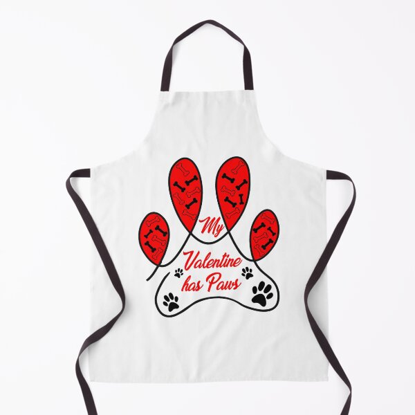 Item preview, My Valentine has 4 Paws - My Dog is my Valentine - Dog Lover designed and sold by Zaak4.