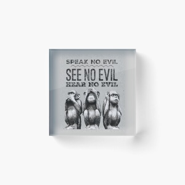 Item preview, The three wise monkeys - Speak no evil,see no evil,hear no evil designed and sold by FeeLnLivE.