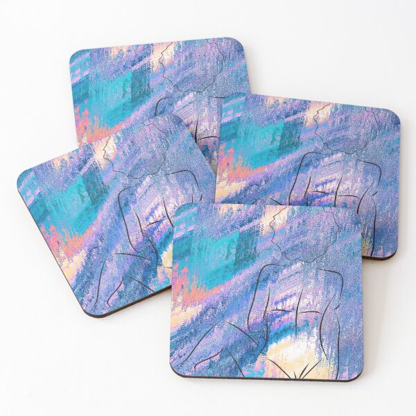 Item preview, Freedom Blues- Abstract Nubian Art designed and sold by LaceRenee.