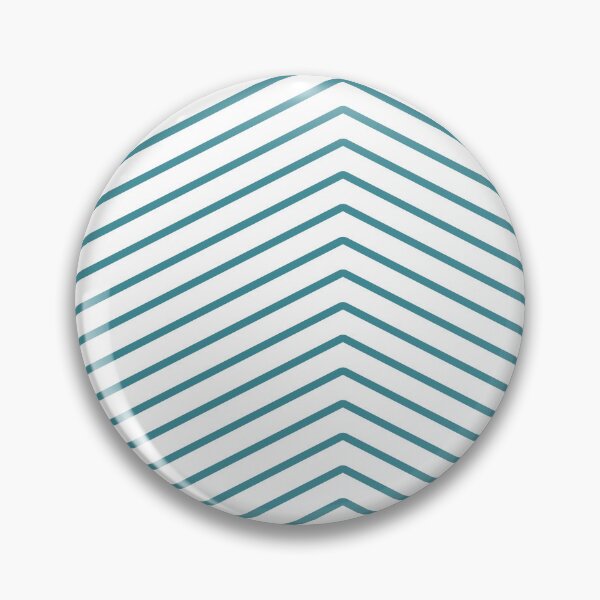 Item preview, Aqua and White Minimal Chevron Pattern - Krylon 2022 Color of the Year Satin Rolling Surf designed and sold by ColorOfTheYears.
