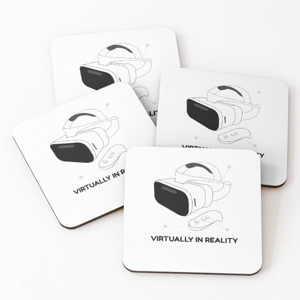 Item preview, Virtually In Reality in white background designed and sold by DstartShop.