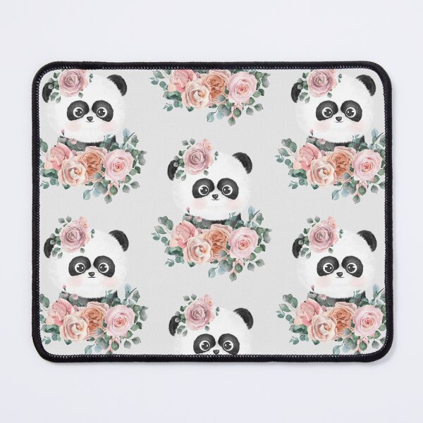 Item preview, Panda With Flowers designed and sold by RheaRealm.