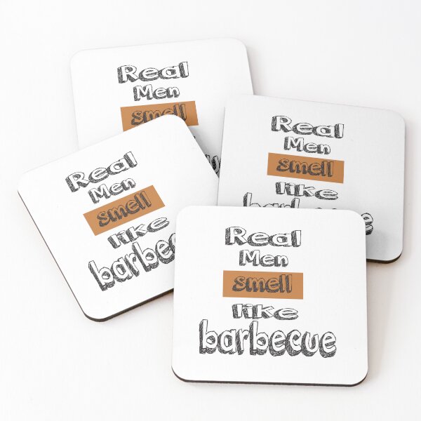 Item preview, funny real men smell like barbecue  designed and sold by saidaone.
