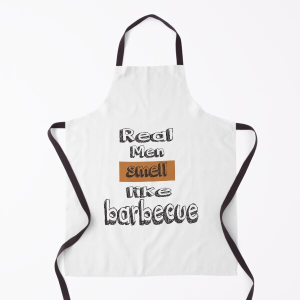 Item preview, funny real men smell like barbecue designed and sold by saidaone.