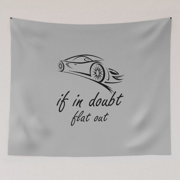 Item preview, If in doubt, flat out, rallying and motorsport Lovers, Awesome gift for your friends and family designed and sold by abdelhak2005.