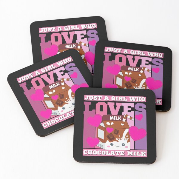 Item preview,  Just A Girl Who Loves Chocolate Milk, Funny Kids Gift Idea, Fun Gift For Chocolate Milk Lover designed and sold by Sun Sand & Sea Art.