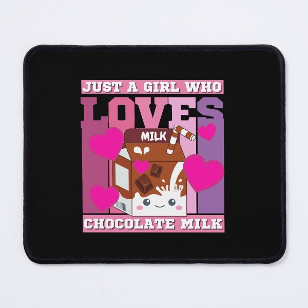 Item preview, Just A Girl Who Loves Chocolate Milk, Funny Kids Gift Idea, Fun Gift For Chocolate Milk Lover designed and sold by Sun Sand & Sea Art.