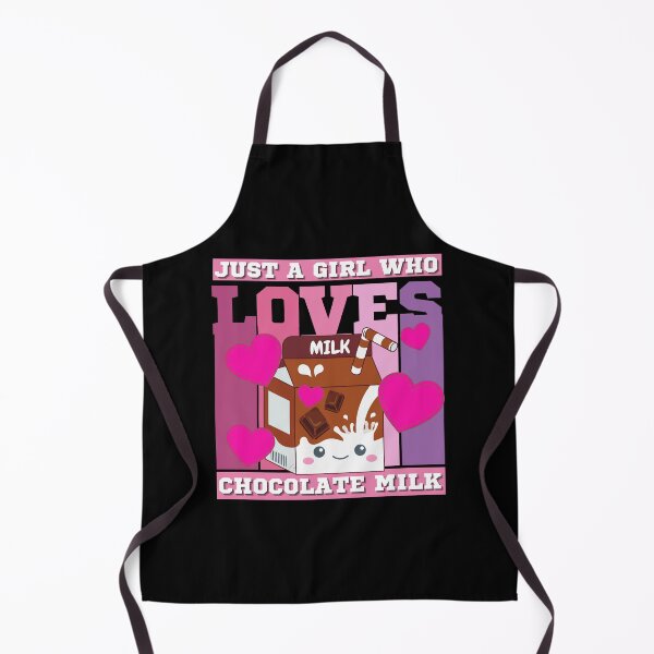 Item preview, Just A Girl Who Loves Chocolate Milk, Funny Kids Gift Idea, Fun Gift For Chocolate Milk Lover designed and sold by Sun Sand & Sea Art.