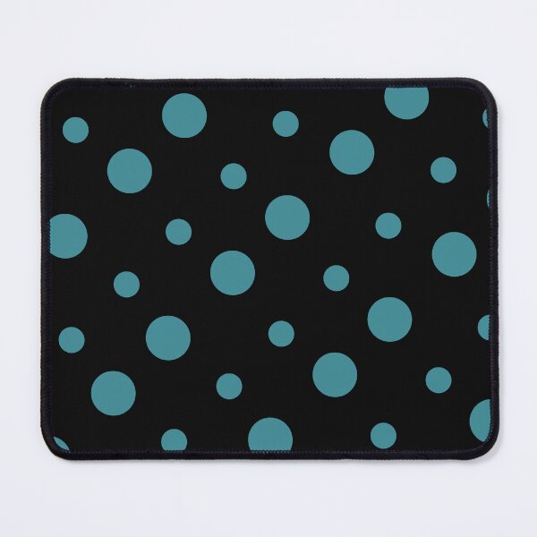 Item preview, Black and Aqua Polka Dot Pattern - Krylon 2022 Color of the Year Satin Rolling Surf designed and sold by ColorOfTheYears.
