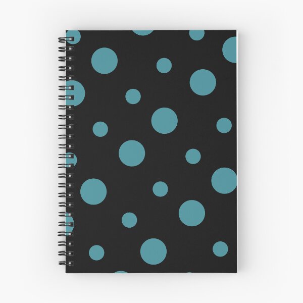 Item preview, Black and Aqua Polka Dot Pattern - Krylon 2022 Color of the Year Satin Rolling Surf designed and sold by ColorOfTheYears.