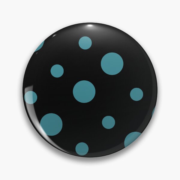 Item preview, Black and Aqua Polka Dot Pattern - Krylon 2022 Color of the Year Satin Rolling Surf designed and sold by ColorOfTheYears.