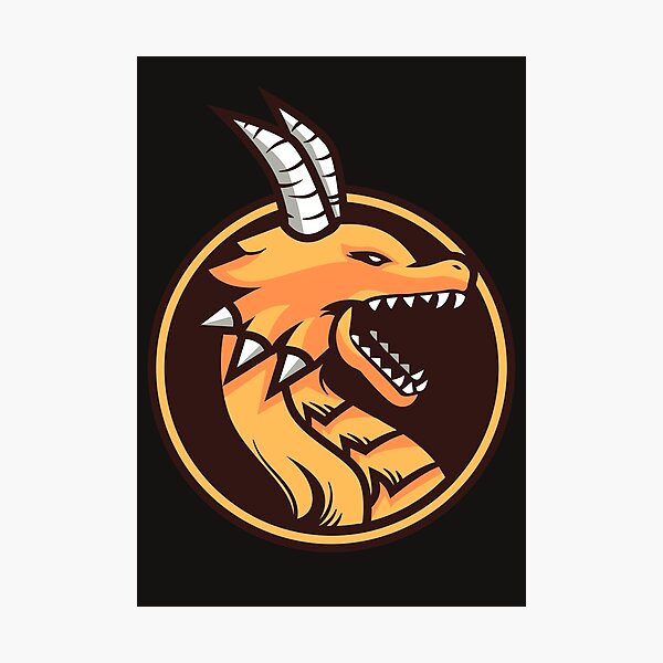 Artikelvorschau, Gelber Drache entworfen und verkauft von Hannya Store.