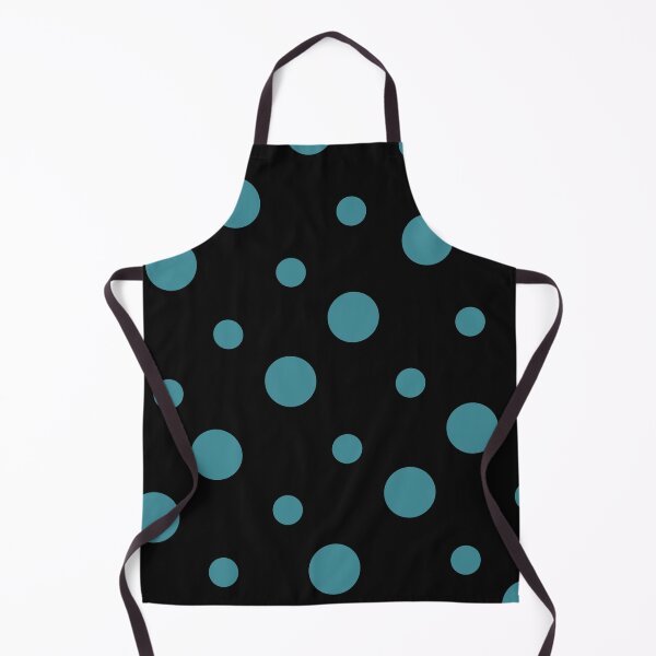Item preview, Black and Aqua Polka Dot Pattern - Krylon 2022 Color of the Year Satin Rolling Surf designed and sold by ColorOfTheYears.