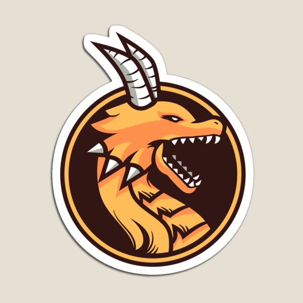 Artikelvorschau, Gelber Drache entworfen und verkauft von Hannya Store.