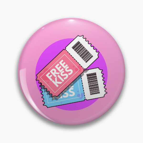 Item preview, FREE KISS Ticket Graphic - Vector Illustration - Free Kiss Voucher designed and sold by VizcwntGFX.