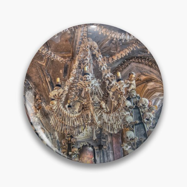 Item preview, Sedlec Ossuary Interior Photo Art, Skull Bone Church designed and sold by Sedlec Ossuary Project.