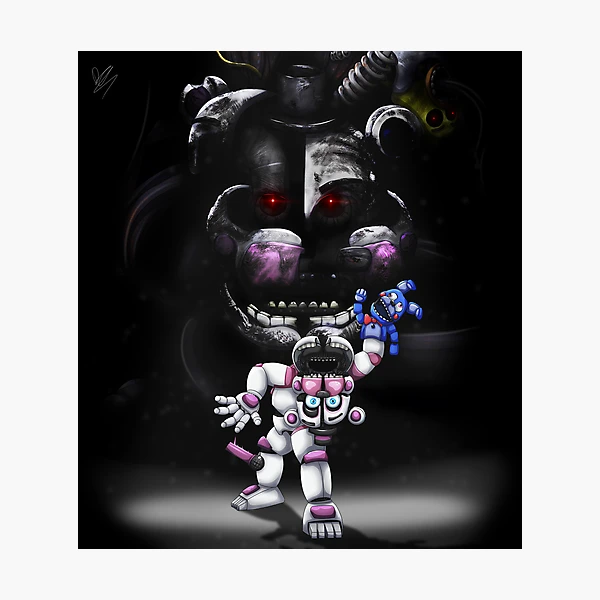 Solve FNAF - Vanny x Glitchtrap jigsaw puzzle online with 9 pieces