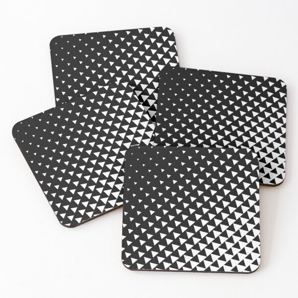 Item preview, Triangles black and white geometric pattern designed and sold by cutecrazytshirt.