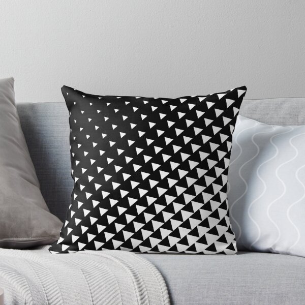 Item preview, Triangles black and white geometric pattern designed and sold by cutecrazytshirt.