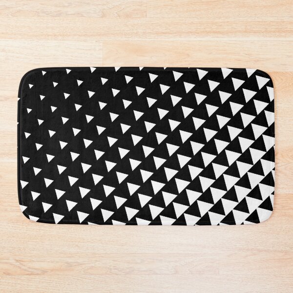 Item preview, Triangles black and white geometric pattern designed and sold by cutecrazytshirt.