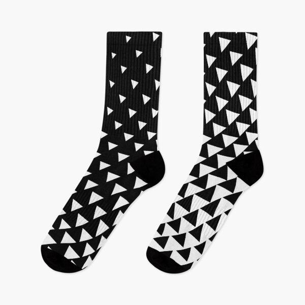 Item preview, Triangles black and white geometric pattern designed and sold by cutecrazytshirt.