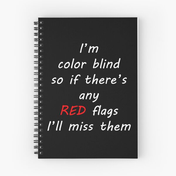 Item preview, funny color blind red flag designed and sold by tita74.