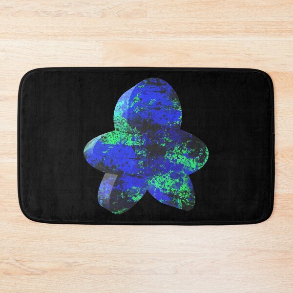 Item preview, Painted Meeple (Favorite Player Color • Paint Brush Paint Splatter Look) designed and sold by SassyClassyMe.