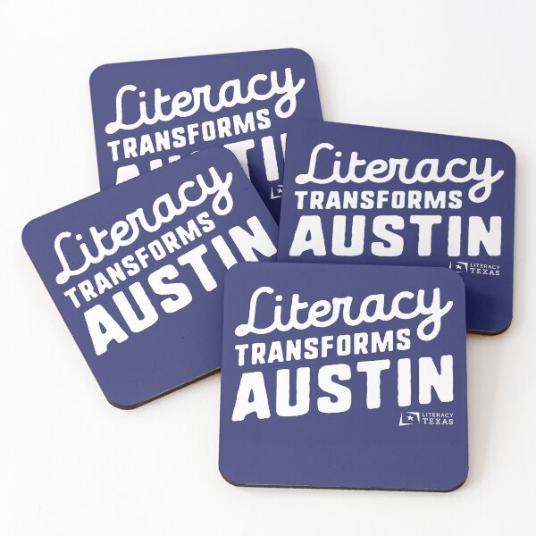 Item preview, Literacy Transforms Austin + Literacy Texas logo - TX education and adult learning designed and sold by LiteracyTexas.
