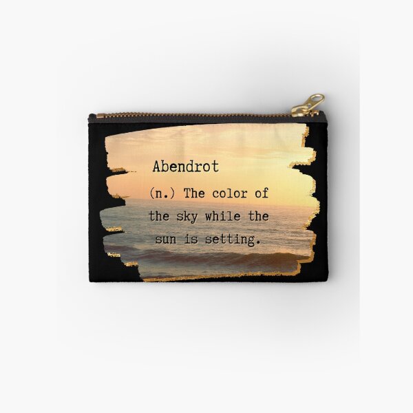 Item preview, Abendrot Word Definition designed and sold by CottageNaturals.
