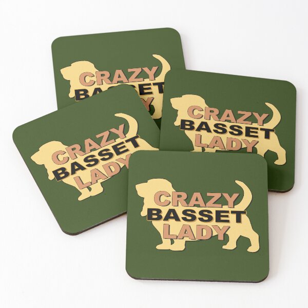 Item preview, CRAZY BASSET LADY designed and sold by Curraleigh Crafts.