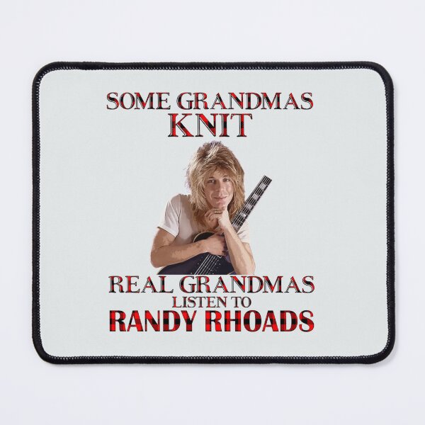 Item preview, Some Grandmas Knit Real Grandmas Listen to Randy Rhoads Rock designed and sold by Finn-GX.