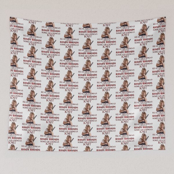 Item preview, Some Grandmas Knit Real Grandmas Listen to Randy Rhoads Rock   designed and sold by Finn-GX.