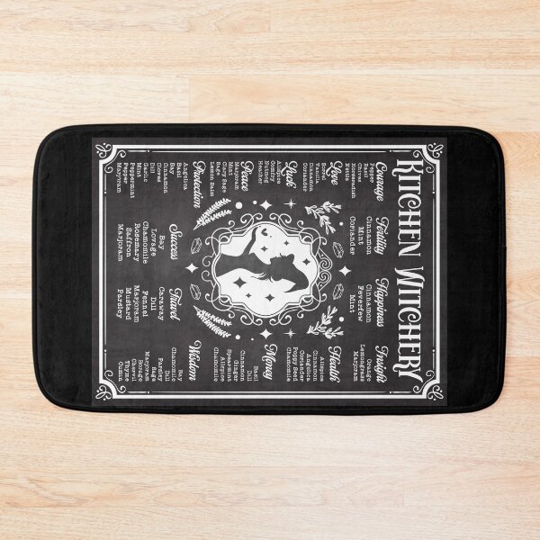 Item preview, Kitchen Witchery Magic Knowledge Chart Vintage designed and sold by KrisSidDesigns.