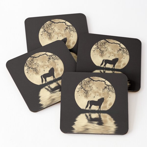 Item preview, Sepia Horse and Moon with Water Surreal Birds and Oak Branch designed and sold by Stephanie Laird.