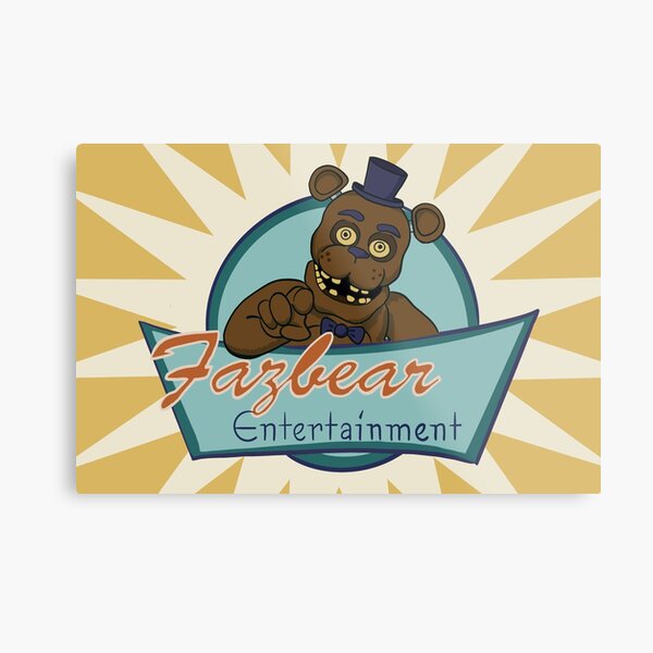 Fazbear Security -Gold Sticker for Sale by Clyde Keen